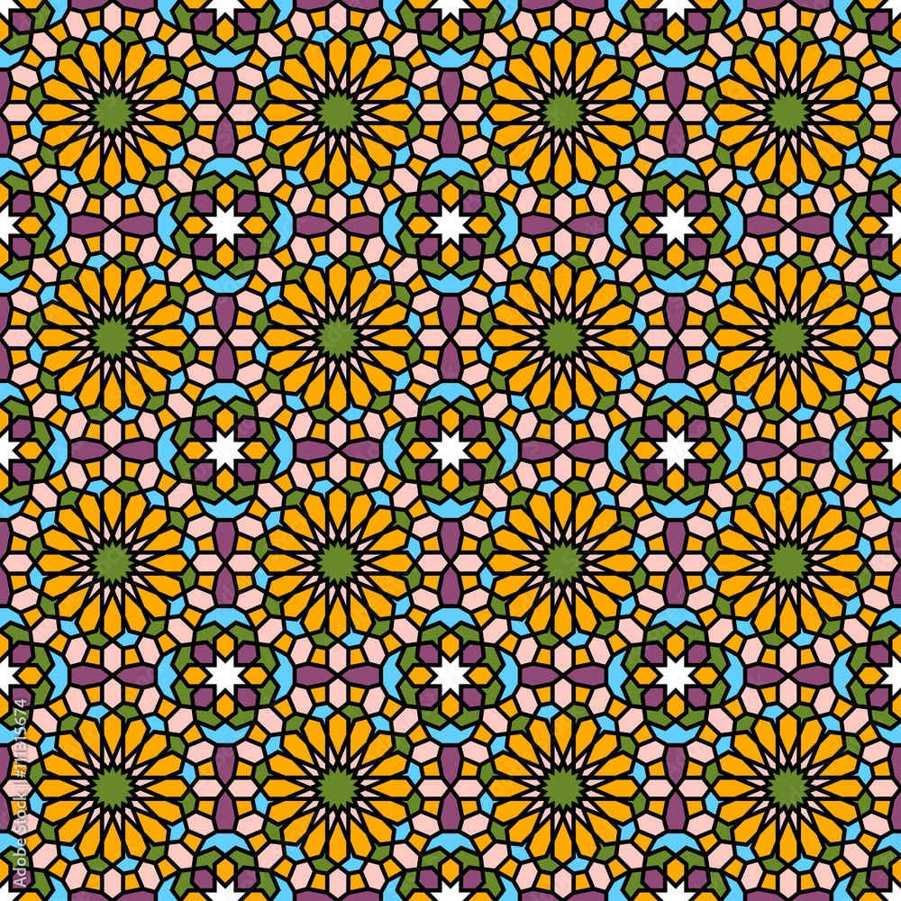 Oriental seamless pattern Oriental seamless pattern