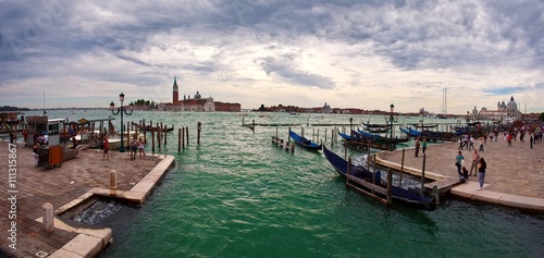 panoramic view of Canal Grande, Venice, Italy