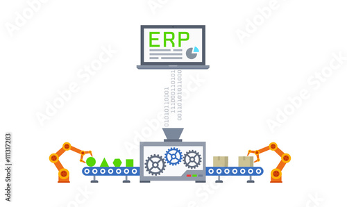 industrie 4.0 - usine du futur - ERP