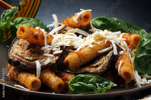 Photos 파스타 알라 노르마 Pasta alla norma 시칠리아 요리 Cucina catanese siciliana Catania italiana