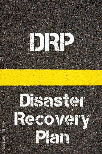 Business Acronym DRP Disaster Recovery Plan photo