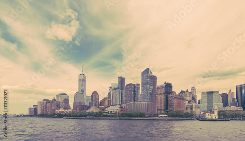 Downtown Manhattan, New York City, vintage © schulzfoto
