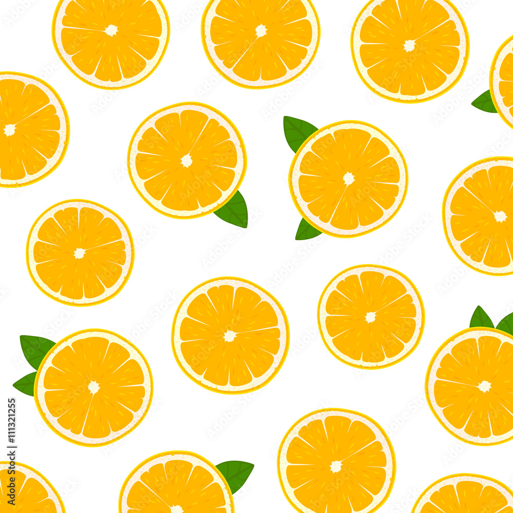 Vector Illustration of a Background Design with Fresh Juicy Oranges Vector Illustration of a Background Design with Fresh Juicy Oranges