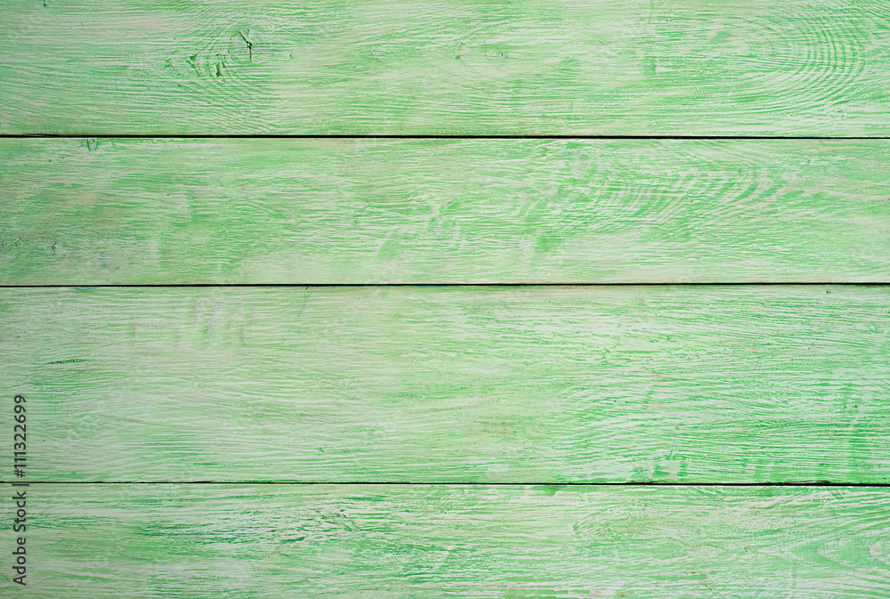 Obraz premium green wooden wall