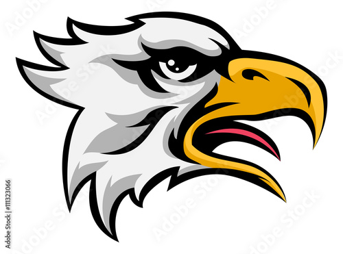 Eagle Mean Animal Mascot
