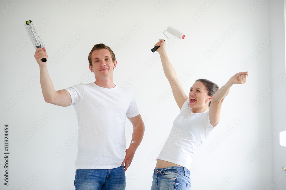 Boy and girl are happy ending repair Boy and girl are happy ending repair