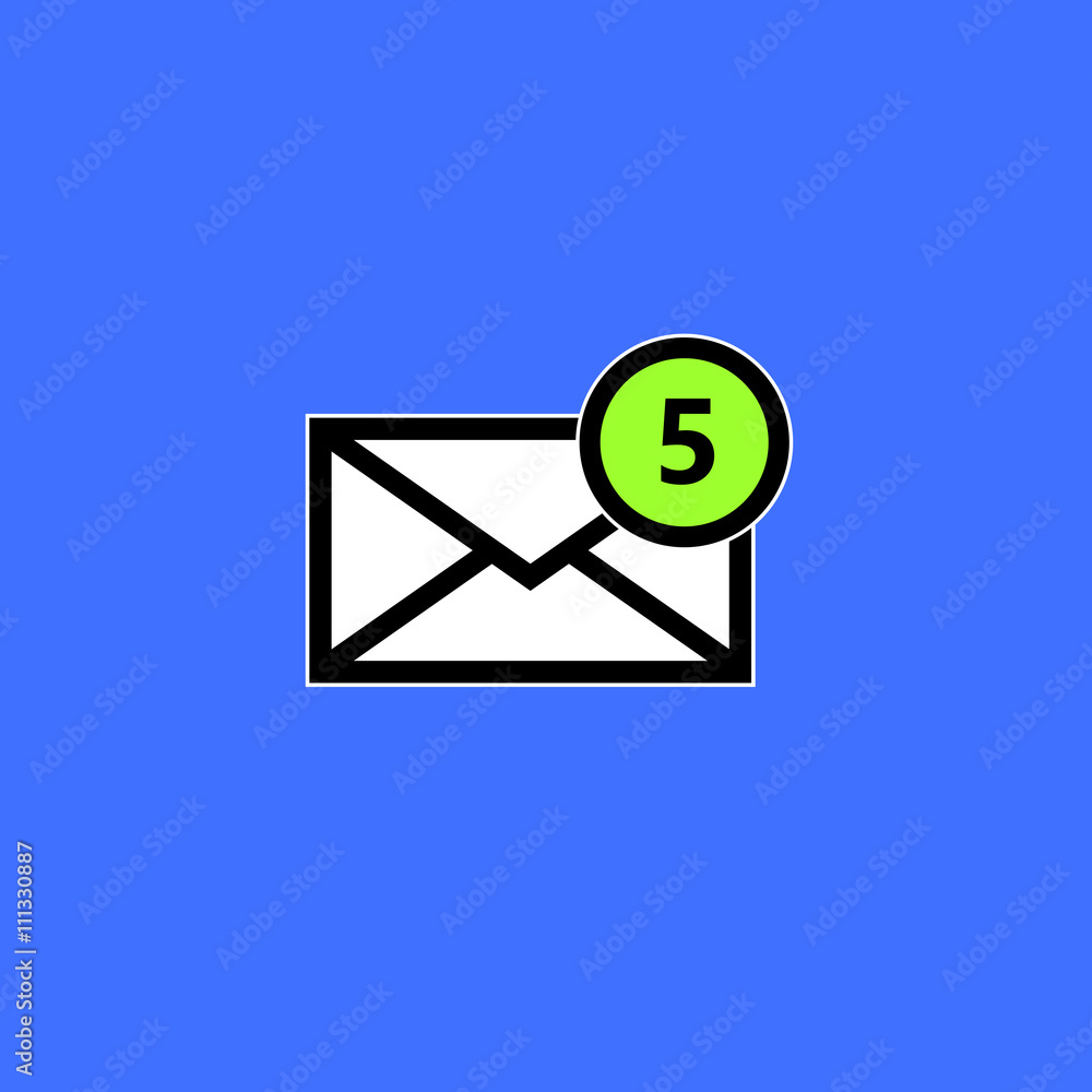 Email symbol letter icon - vector, flat design. Eps 10. Email symbol letter icon - vector, flat design. Eps 10.