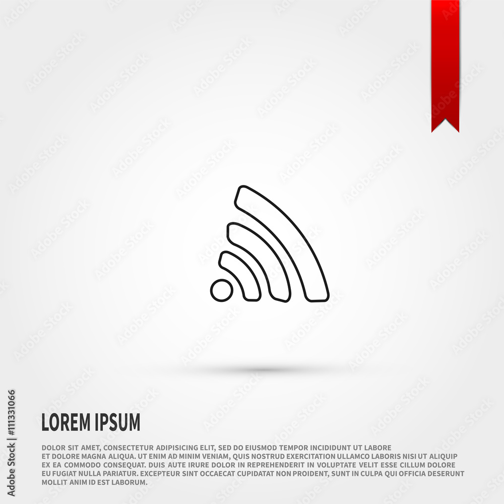 Wireless icon vector. Wireless icon vector.