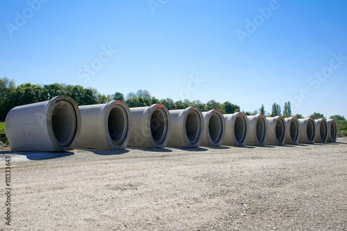 Betonrohre im Kanalbau 
