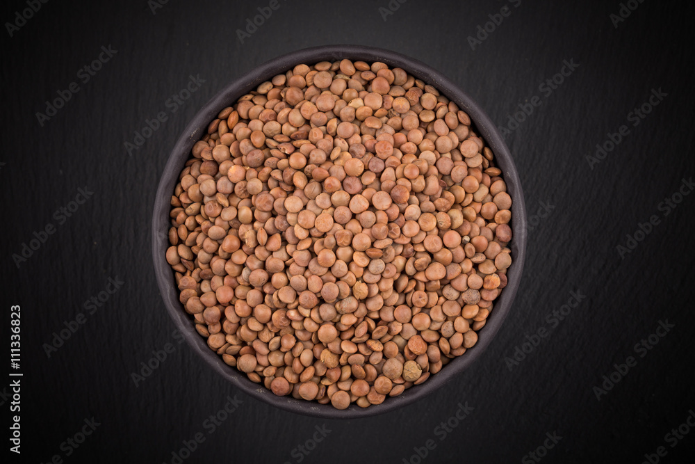 Lentils Isolated on White Background Lentils Isolated on White Background