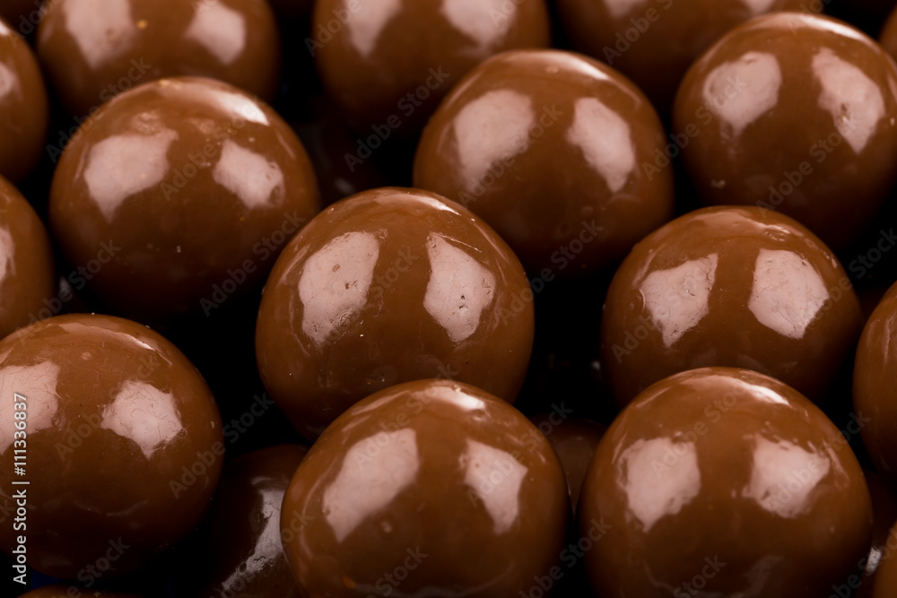 Multiple chocolate ball candies Multiple chocolate ball candies