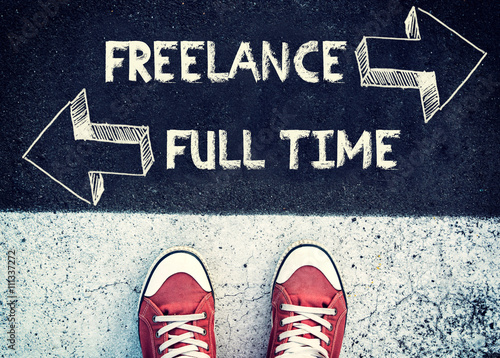 Freelance and full time job photo