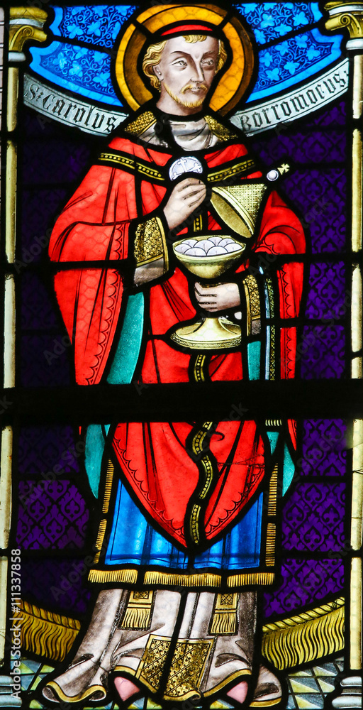 Stained Glass - Carolus Borromeus Stained Glass - Carolus Borromeus