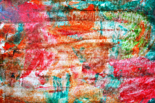Abstract oil paint texture on canvas, background. 