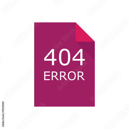 Error 404 file Concept
