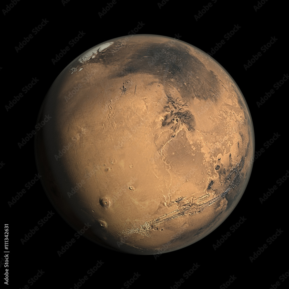 Naklejka premium Mars 3d render