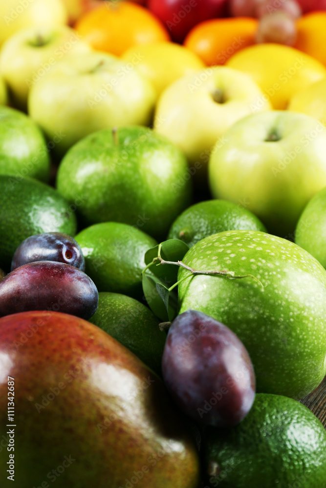 Obraz premium Fruits background