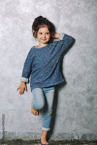 Portrait of little fashion ...