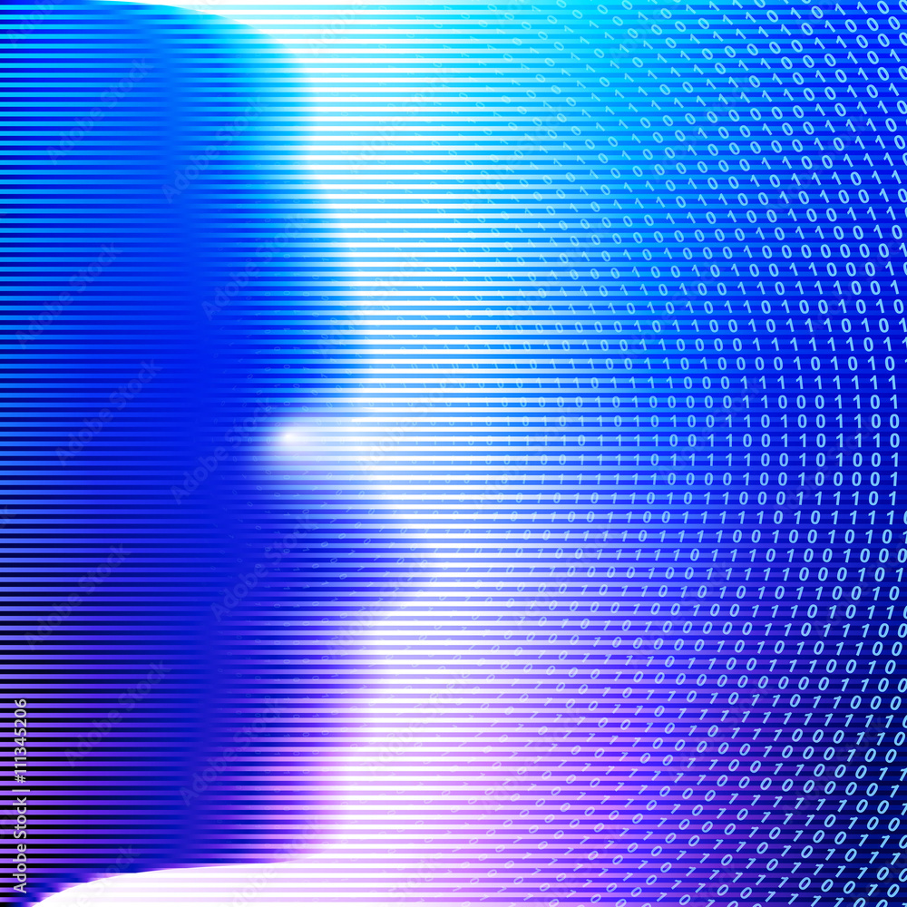 Face of a woman on futuristic shining background of binary code and lines; Eps10 Face of a woman on futuristic shining background of binary code and lines; Eps10