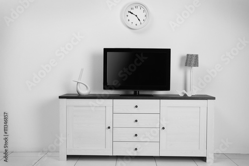 TV set in the interior of l...