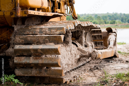 Heavy construction machine - bulldozer