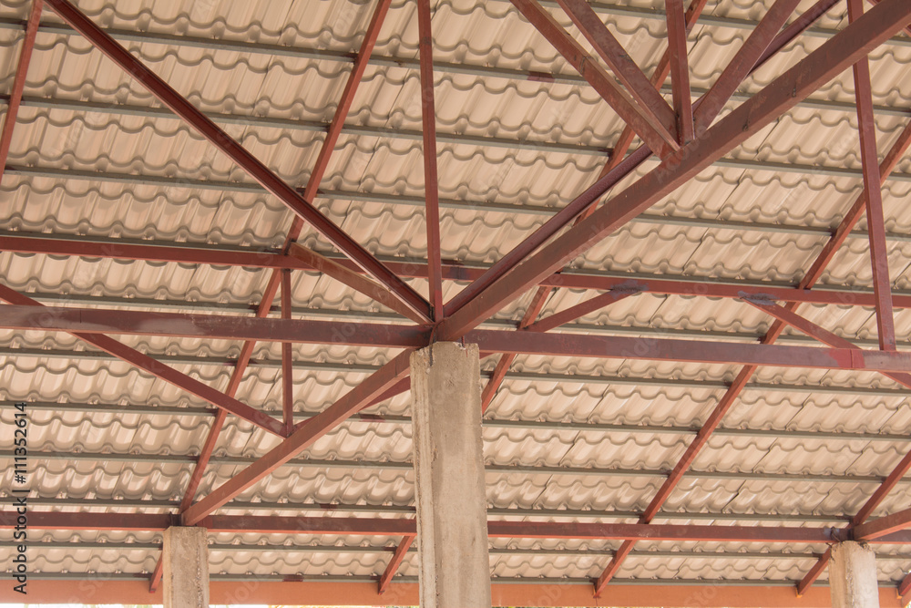 Structural steel roof Structural steel roof