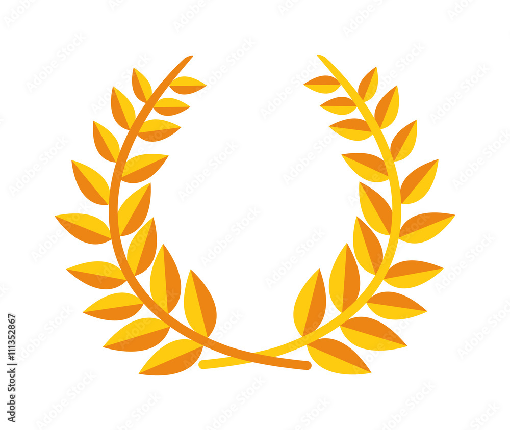 Branch award vector illustration. Branch award vector illustration.