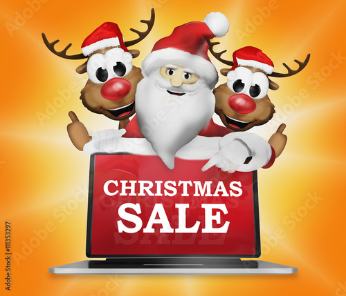 Santa Claus Reindeers Elect...