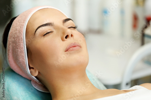 Young woman in plastic surg...