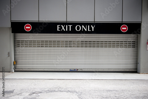 Exit of a Parking Lot