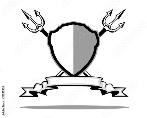 trident shield badge