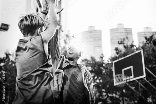 Obraz na plátně Basketball Player Athlete Exercise Sport Stadium Concept