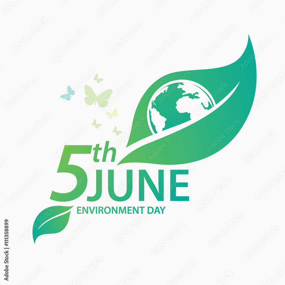 Fototapeta premium World environment day vector