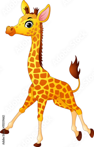 Cute giraffe cartoon
