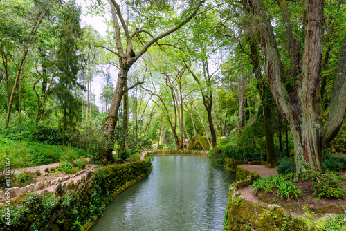 Park of Palacio Nacional de Pena. Sintra. Portugal