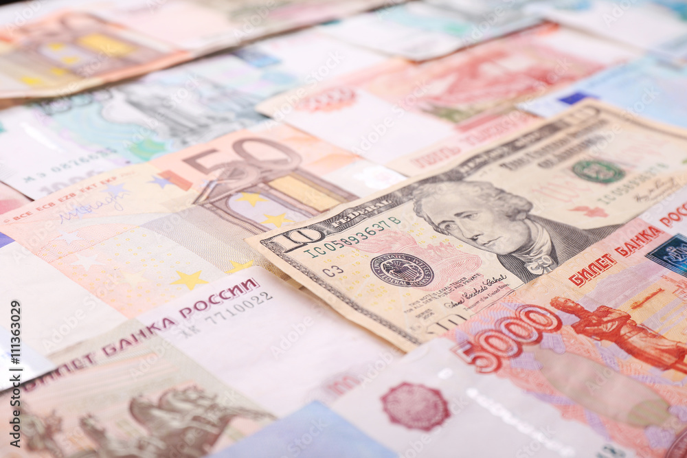 Background made of money banknotes Background made of money banknotes