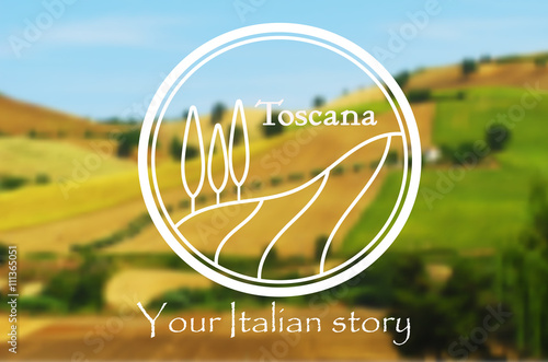 Toscana. Italian landscape