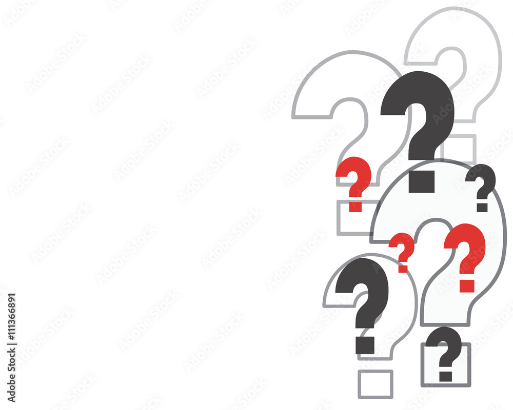 Question mark concept border background raster graphic image Question mark concept border background raster graphic image