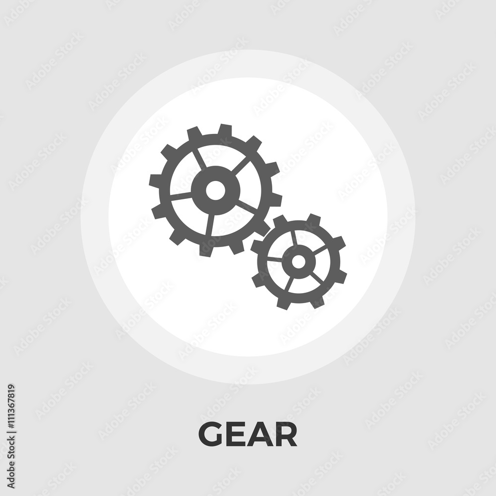 Gear Flat Icon Gear Flat Icon