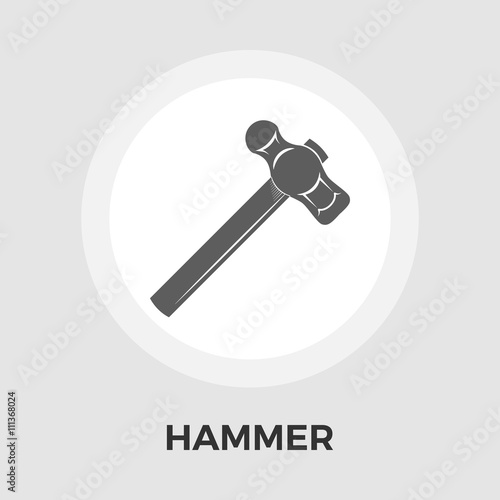 Hammer flat icon