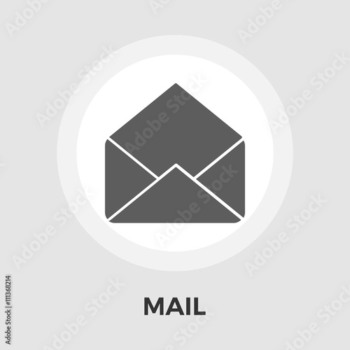 Envelope vector flat icon