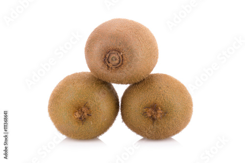 Kiwi fruit isolated on white background