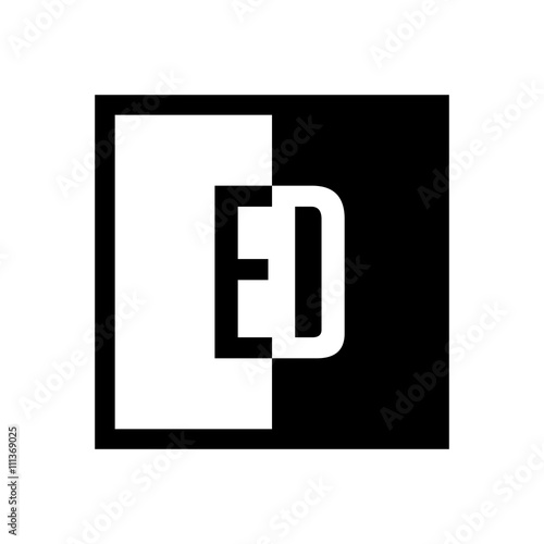 initial square half logo