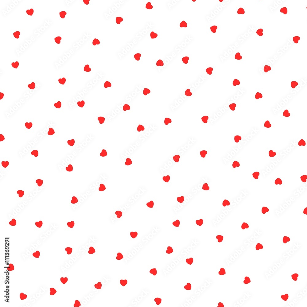 Seamless patterns with red hearts Seamless patterns with red hearts