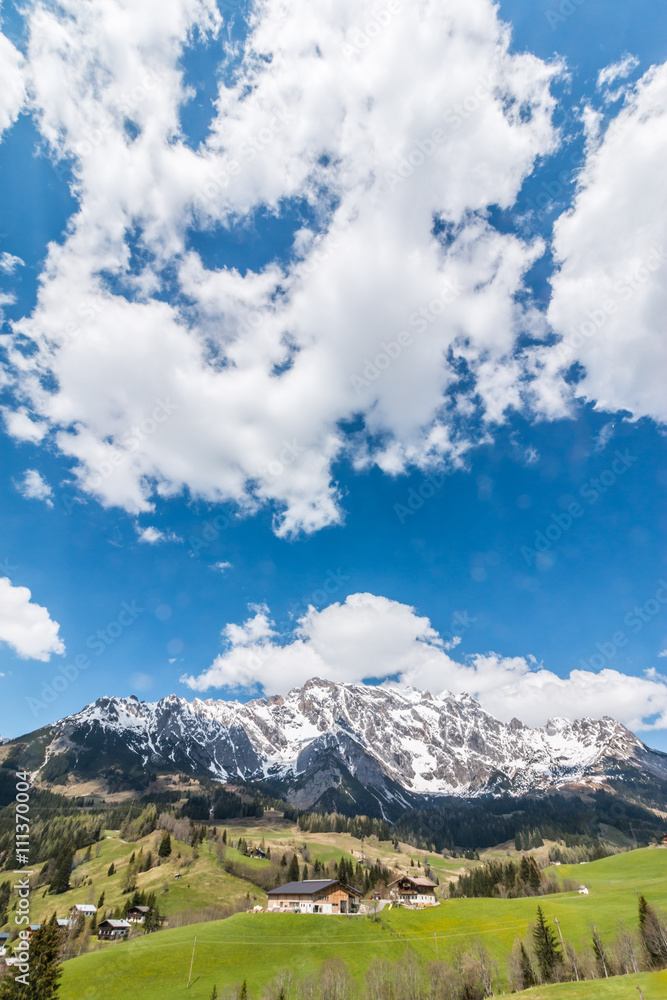 Fototapeta premium Berge in den Alpen, Hochkönig