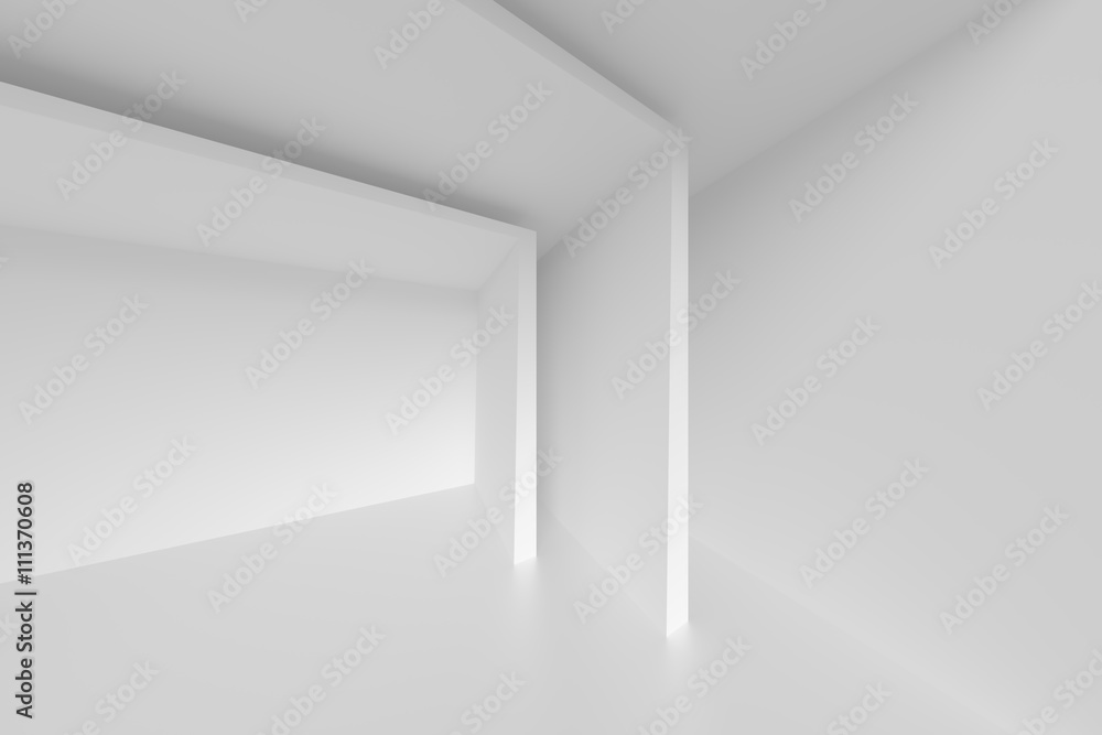 3d White Empty Room 3d White Empty Room