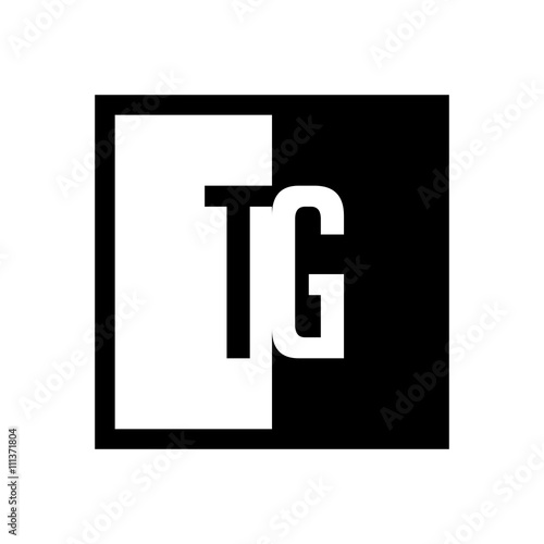 initial square half logo