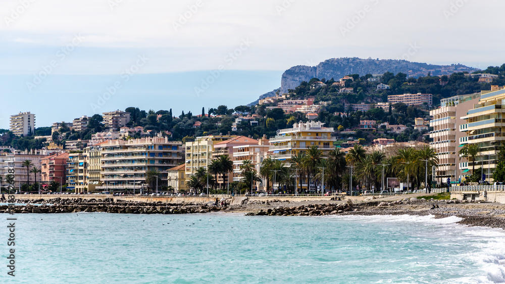 Mediterranean on the south of France, Menton