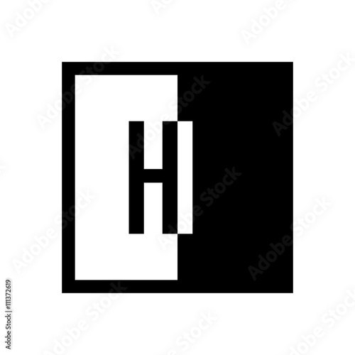 initial square half logo