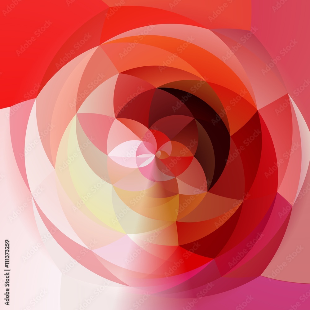 Obraz premium abstract modern artistic rounded floral shapes background - red, pink, magenta colors